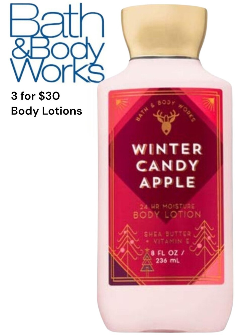 Bath & Body Works Winter Candy Apple Body Lotion